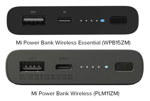 meine drahtlose Powerbank PLM11ZM vs WPB15ZM)